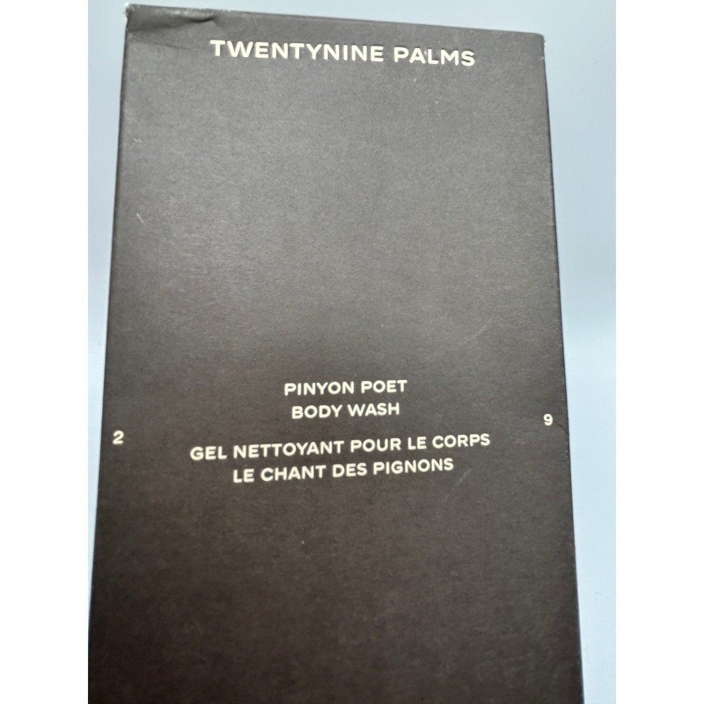 TWENTYNINE PALMS Pinyon Poet Body‎ Wash 16.9 oz 500mL Vegan Cruelty Free
